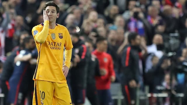 HOME - Atlético de Madrid x Barcelona - Messi (Foto: Cesar Manso/AFP)