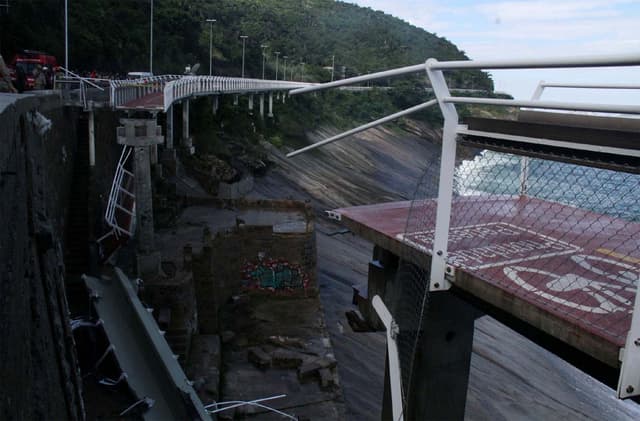 queda ciclovia rio de janeiro