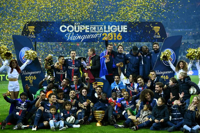 PSG conquistou a Taça da Liga Francesa&nbsp;