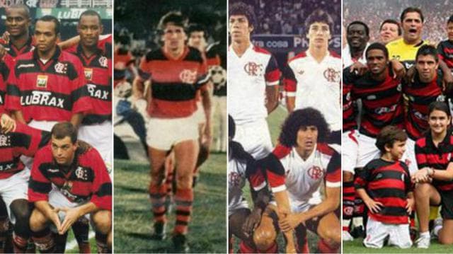 Montagem camisas Flamengo