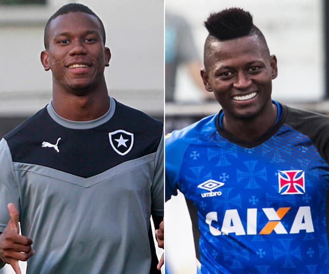 Ribamar, do Botafogo, e Riascos, do Vasco