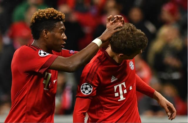 Alaba e Muller - Bayern de Munique x Atletico de Madrid