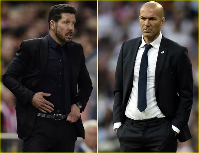 Simeone x Zidane (Foto:AFP)