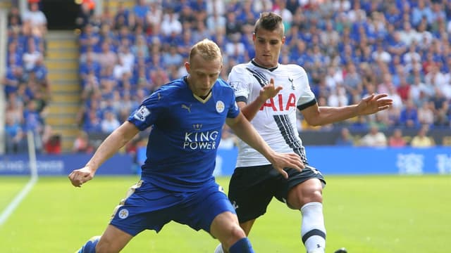 Ritchie de Laet e Erik Lamela - Leicester x Tottenham