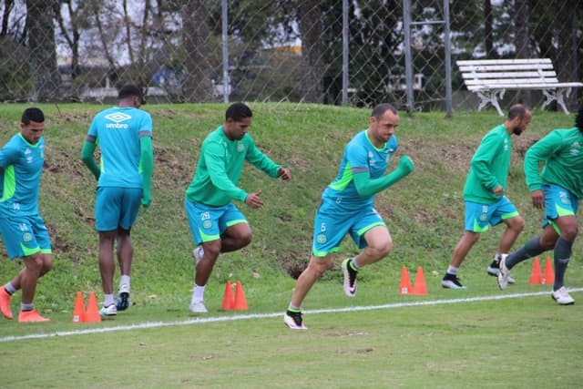 Chapecoense, treino