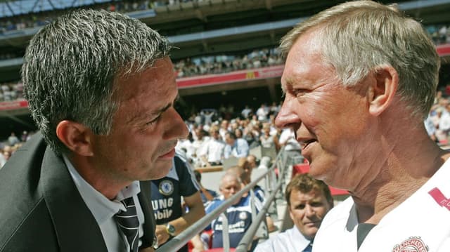 Mourinho e Alex Ferguson