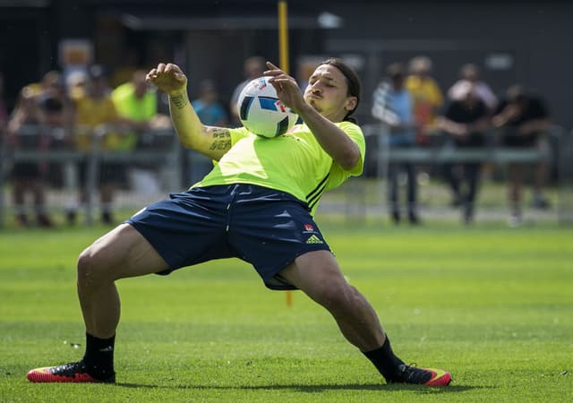 Ibrahimovic - Treino da Suecia