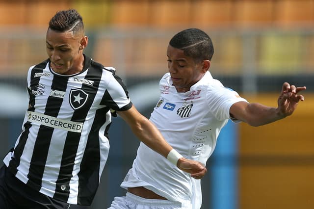 Botafogo x Santos (Arena Botafogo) - Botafogo (40%); empate (30%); Santos (30%)