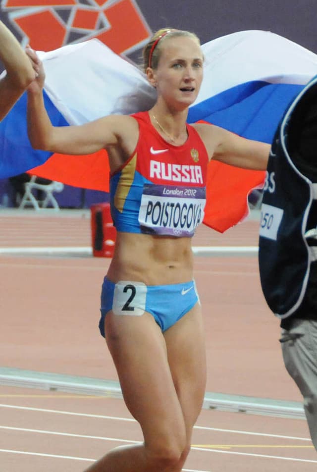 Ekaterina Poistogova (bronze nos 800m)