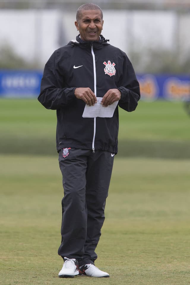 Primeiro treino do Corinthians com o novo técnico Cristóvão Borges