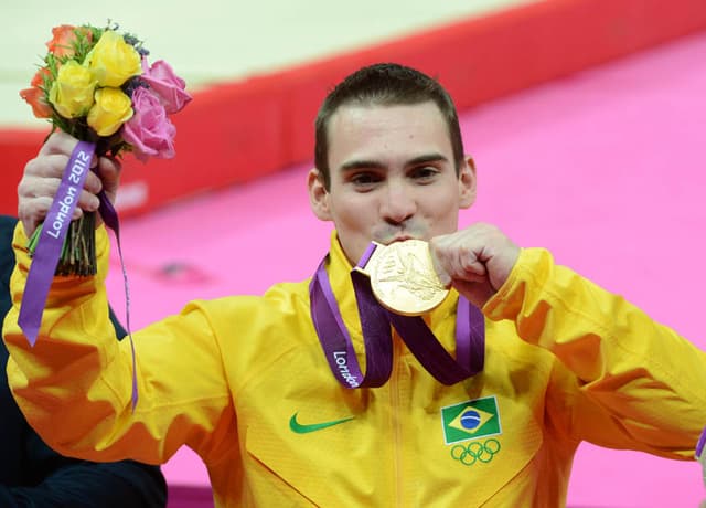 Olimpíadas 2012 - Londres - Ginastica nas Argolas, Arthur Zanetti com o ouro