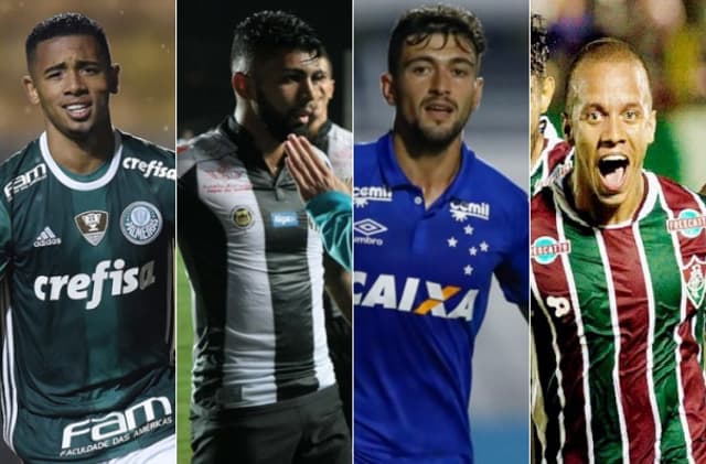 Gabriel Jesus, Gabigol, De Arrascaeta e Marcos Junior