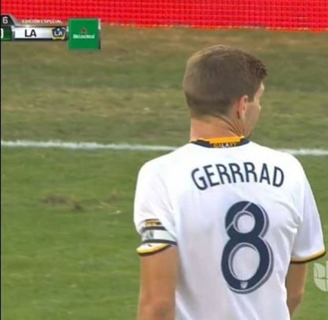 Nos EUA, Gerrard ganhou um novo nome, 'Gerrrad'