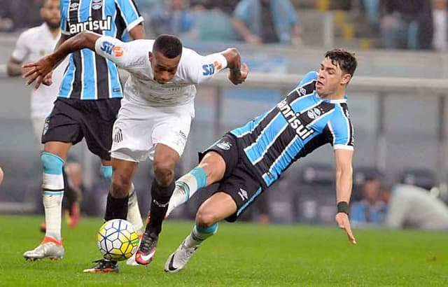 Último confronto: 29/6/2016 - Grêmio 3 x 2 Santos