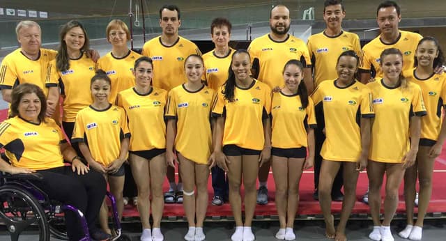 seleção feminina de ginástica treina em Portugal