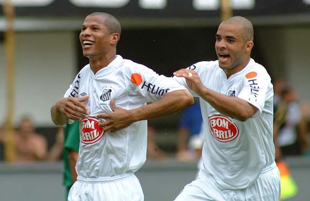 Alex no Santos em 2004