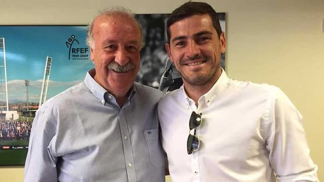 Veja imagens de Casillas e Del Bosque