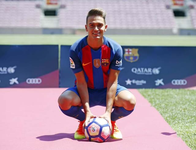 Apresentação do Denis Suárez no Barcelona