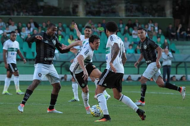 Coritiba e Botafogo não saem do zero no Couto Pereira <br>