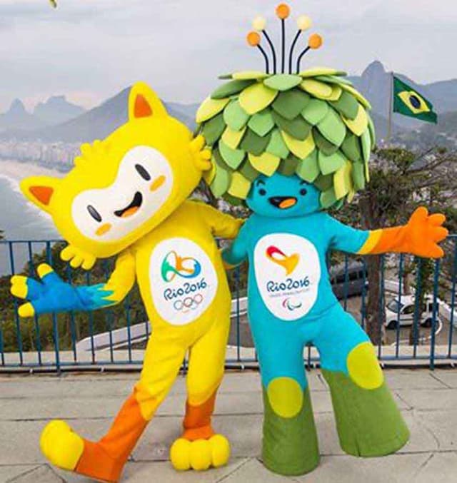 Mascotes da Olimpíada do Rio de Janeiro