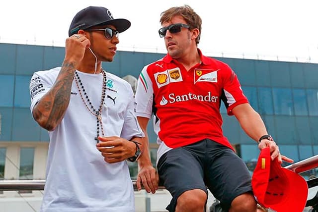 Lewis Hamilton e Fernando Alonso