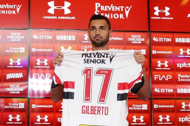 Gilberto, novo atacante do São Paulo