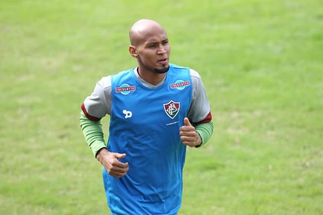 Wellington Silva em ação com a camisa do Fluminense