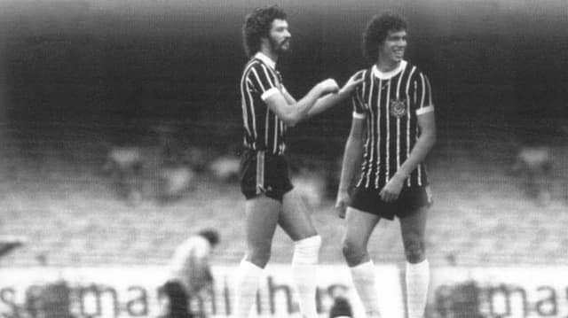 Sócrates e Casagrande fizeram parte do bicampeonato paulista em 82/83