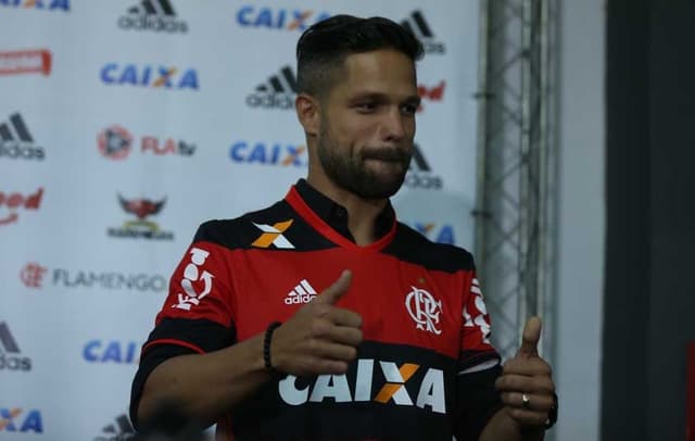 Apresentação de Diego Ribas no Flamengo