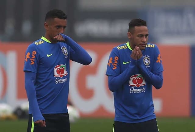 Treino da seleção Olímpica de futebol