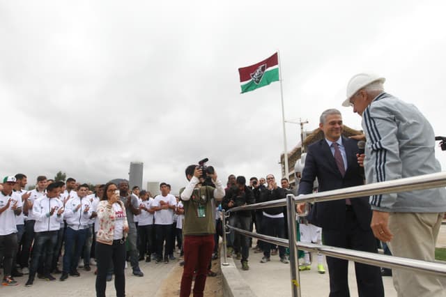 Pedro Antônio Ribeiro e Peter Siemsen inauguram novo CT do Fluminense