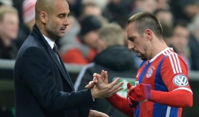 Ribéry e Guardiola