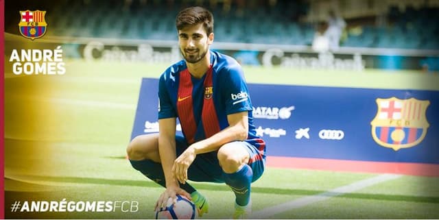 André Gomes é uma das novidades do Barcelona para a temporada