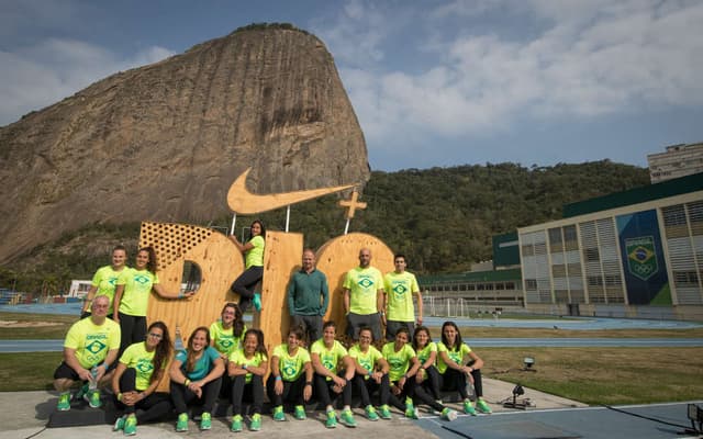 Jogadoras eda Seleção Brasileira feminina de rúgbi seven