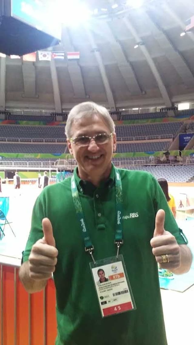 Treino do Brasil no Maracanãzinho