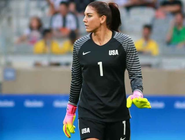 Hope Solo foi alvo de gozação da torcida brasileira