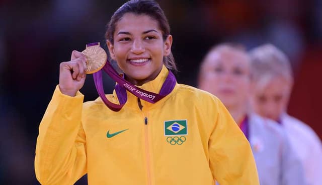 2012 (Londres-GBR): 16  Sarah Menezes(-48kg, ouro)