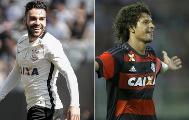 Bruno Henrique e Willian Arão