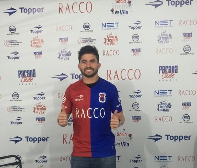 Novo reforço, atacante ​Guilherme Queiroz assina e fica à disposição no Paraná Clube