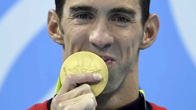 Michel Phelps quase chorou no pódio dos 200m medley<br>​