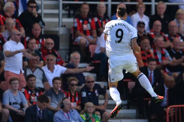 Ibrahimovic - Bournemouth x Manchester United