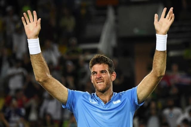 Del Potro ficou com a prata no tênis no Rio