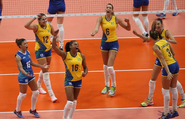 Volei - Brasil x Russia (Foto:Paulo Sergio/LANCE!Press)