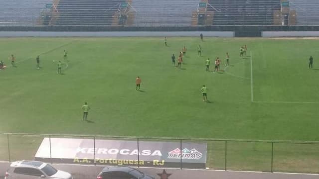 Treino na Arena Botafogo