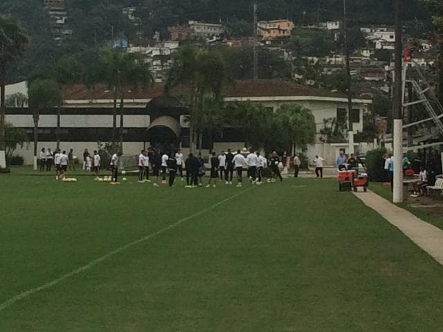 Treino do Santos