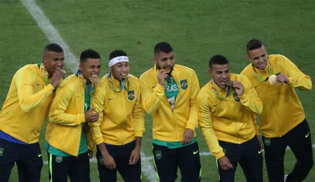 futebol masculino final - Brasil x Alemanha, medalha