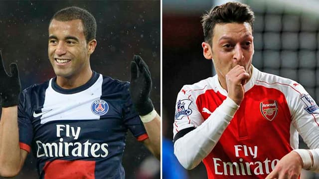 13/9 - Logo na primeira rodada o Paris Saint-Germain de Lucas encara o Arsenal, do alemão Özil