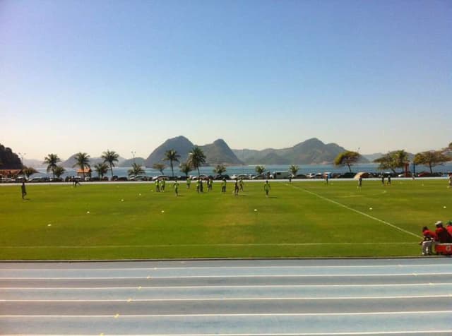 Treino do Fluminense na Urca