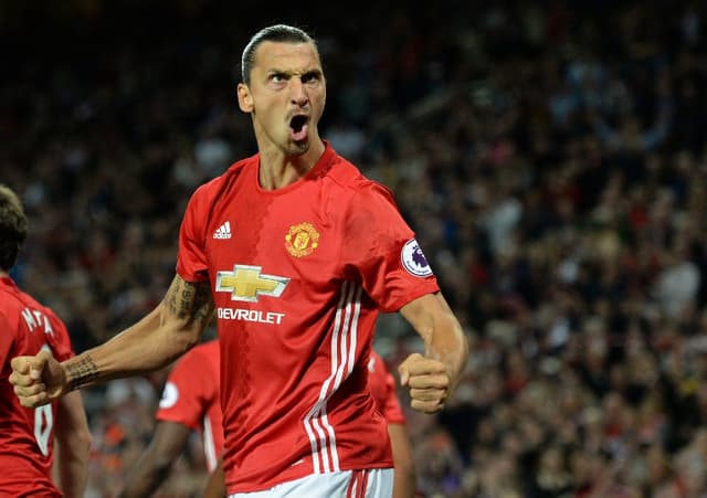 O atacante Ibrahimovic foi uma das grandes contratações do United