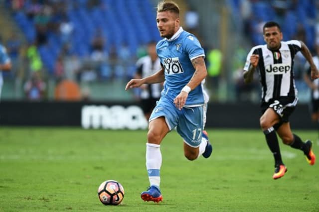 Immobile e Daniel Alves - Lazio x Juventus